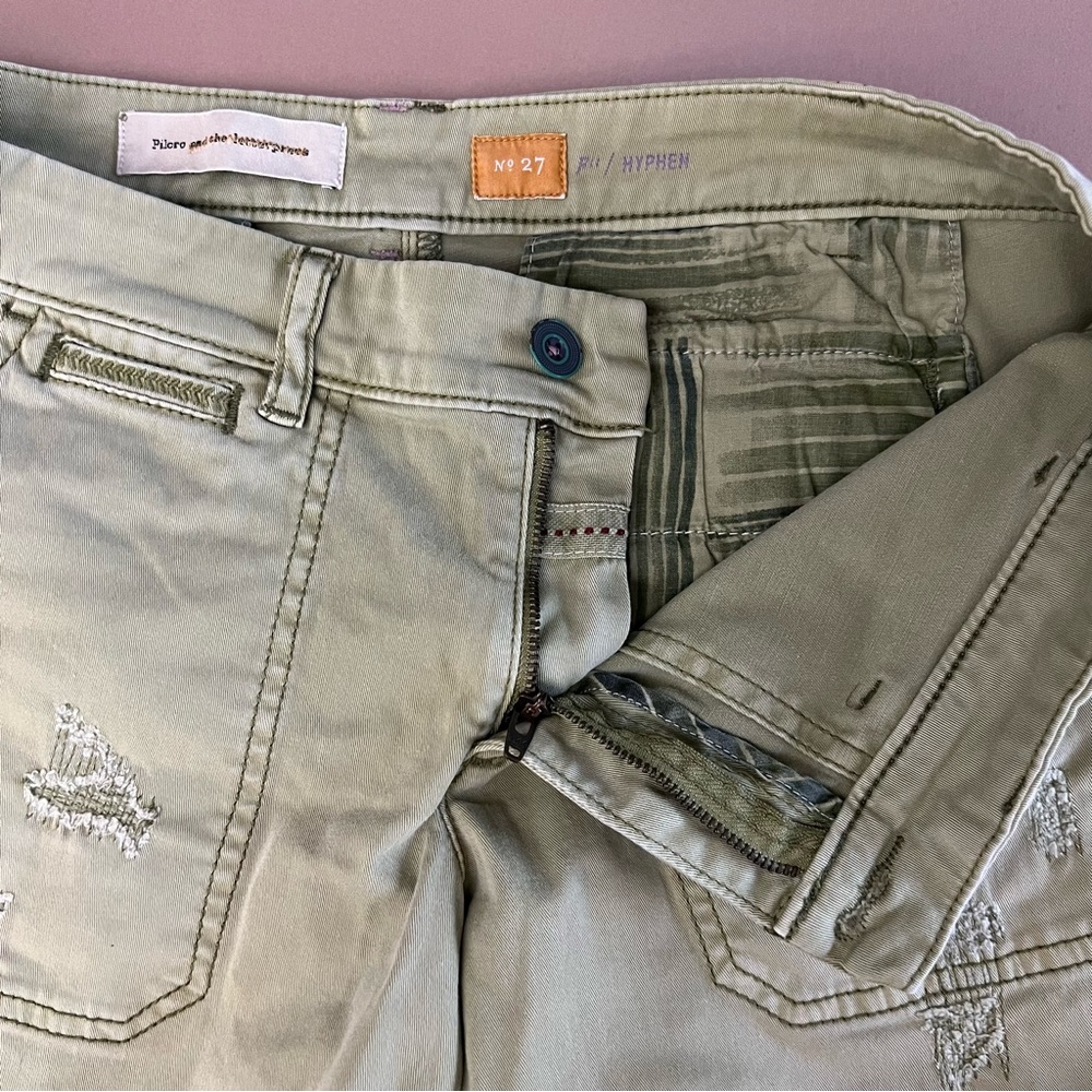 Anthropologie Sage Green Chino Shorts - Picture 14 of 16